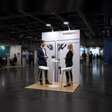 CORNECT Messepaket S – modularer Messestand bis 2 m²