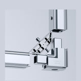 CORNECT System 50 Eckverbinder Easy in geöffneter Position