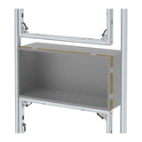 CORNECT Einbauregal montiert am System-50-Rahmen