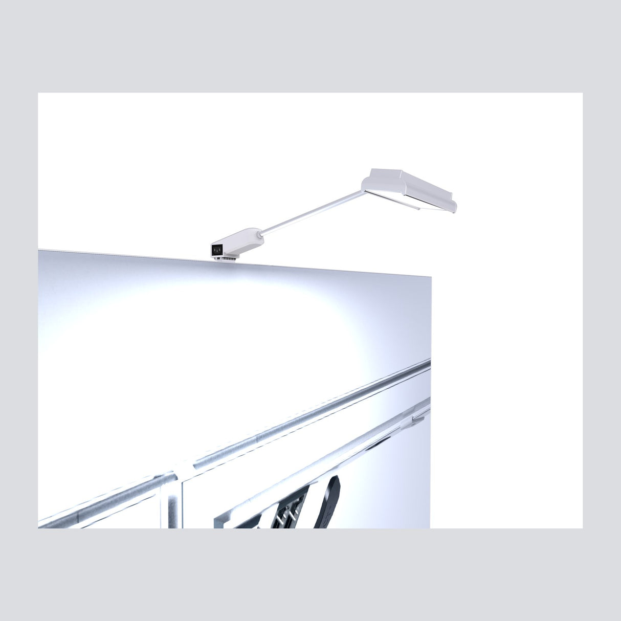 CORNECT LED-Langarmstrahler 35 Watt am System-50-Rahmen