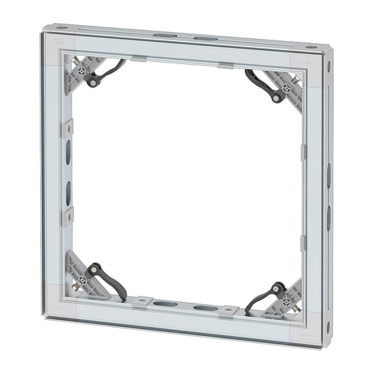 CORNECT System 50 Fertigrahmen 490 × 490 mm aus Aluminium