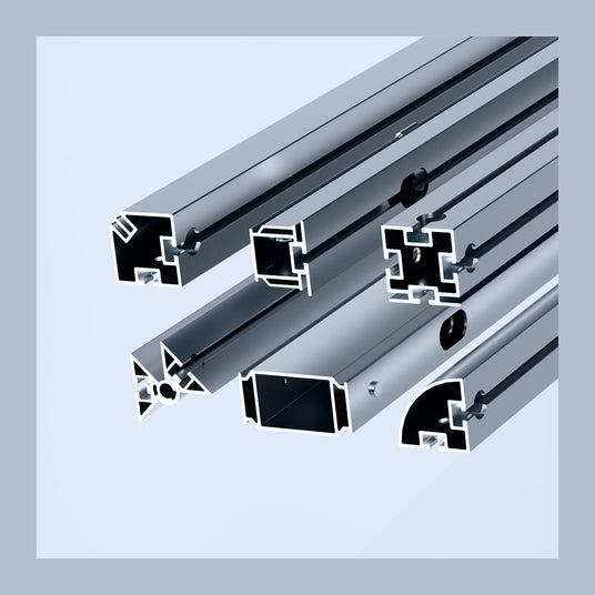CORNECT System 50 Aluminiumprofile im Querschnitt