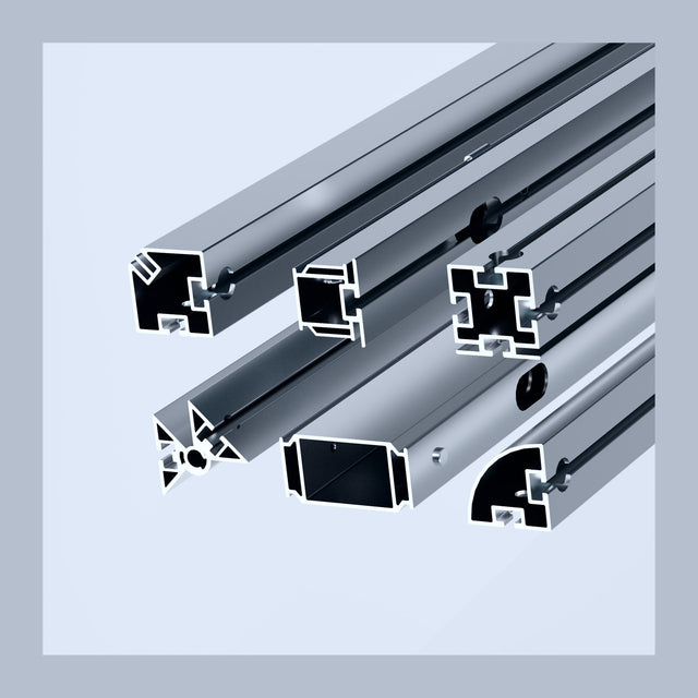 CORNECT System 50 Aluminiumprofile im Querschnitt