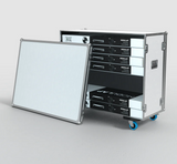Modulap One Messetheke & Transportmodul – Flightcase mit Lightbox-Option