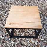 Outdoortisch mit Lasergravur (27,5 x 27,5 x 33 cm)