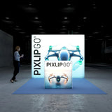 PIXLIP GO Messestand S-01 – 3×3 m Komplettset