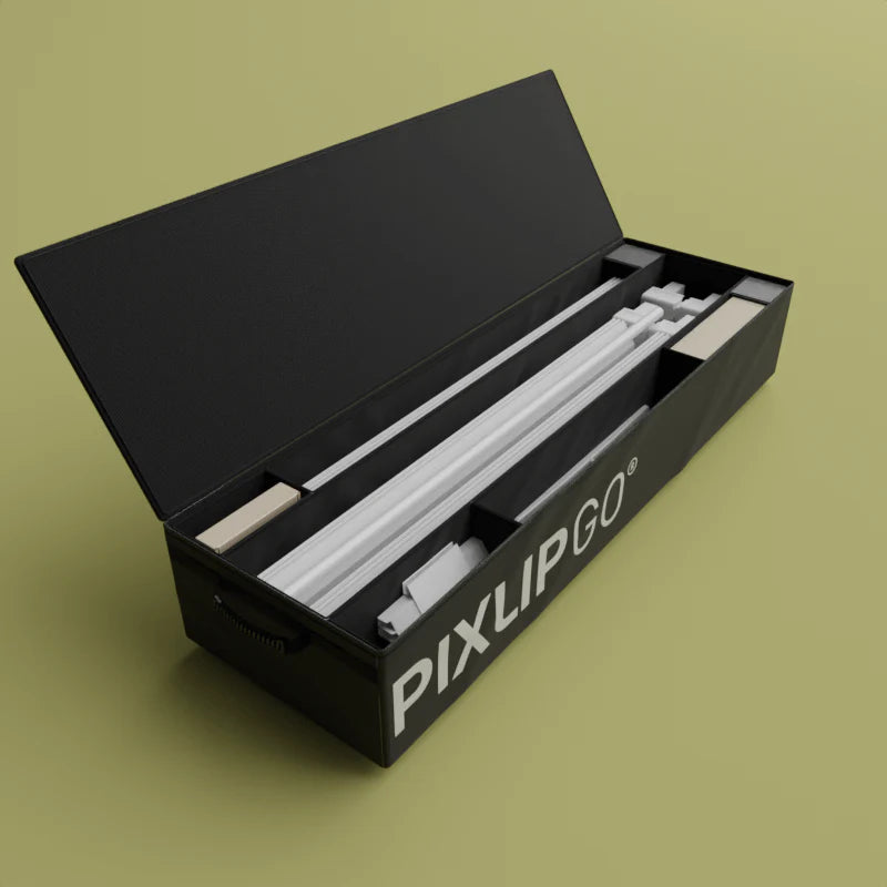 pixlip go rolltasche lightbox mit trennwänden fächer