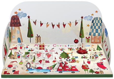 Pop-up-Adventskalender mit Logo – individuell bedruckt – Ansicht 5