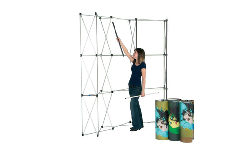 Faltdisplay Fold-It Quick Komplett-Set Bundle – Detailansicht
