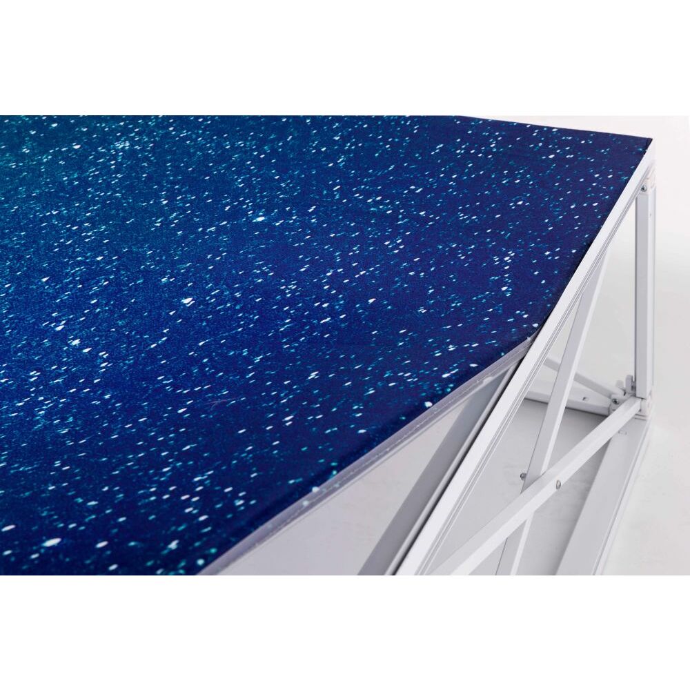 Fold-It TEXframe Sponsorenwand gebogen