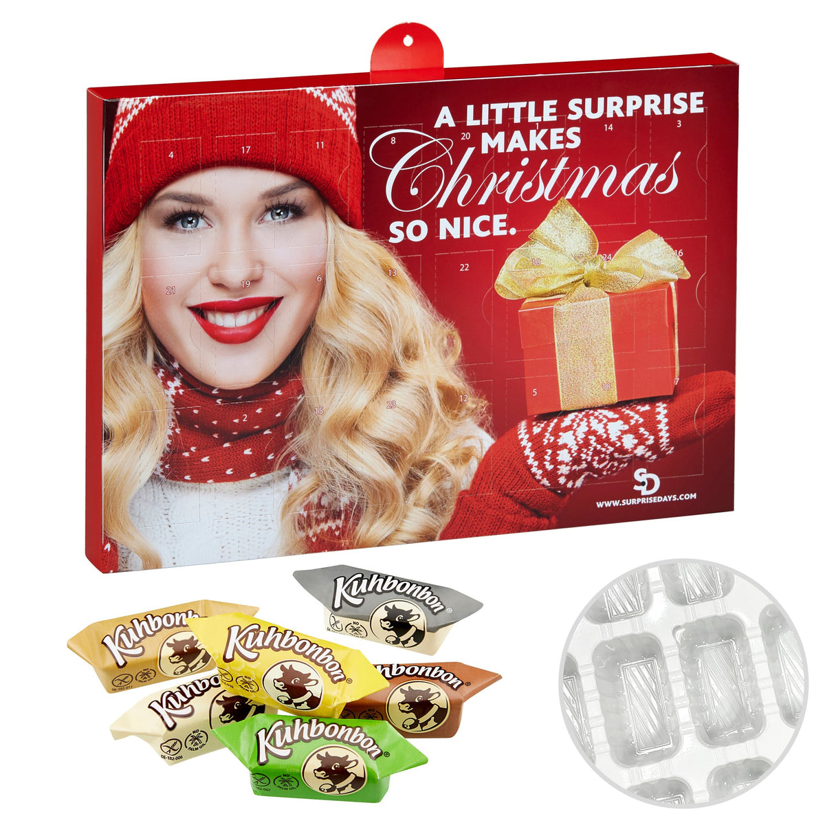 Kuhbonbon® Adventskalender mit Logo – Premium