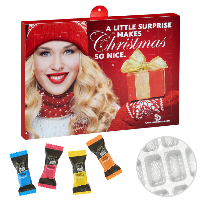 Lindt Hello Adventskalender mit Logo – Premium