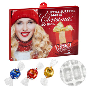 Lindt Lindor Adventskalender mit Logo – Premium