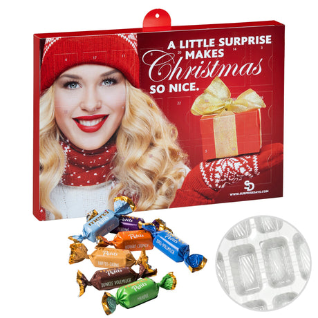 merci Adventskalender mit Logo – Premium