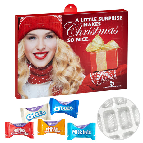Milka Adventskalender mit Logo – Premium