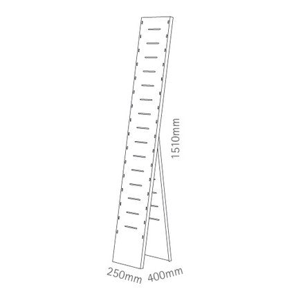 Prospektständer klappbar "Magic Scala 1600" – Detailansicht