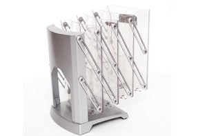Expolinc Brochure Stand mit Tasche – Detailansicht