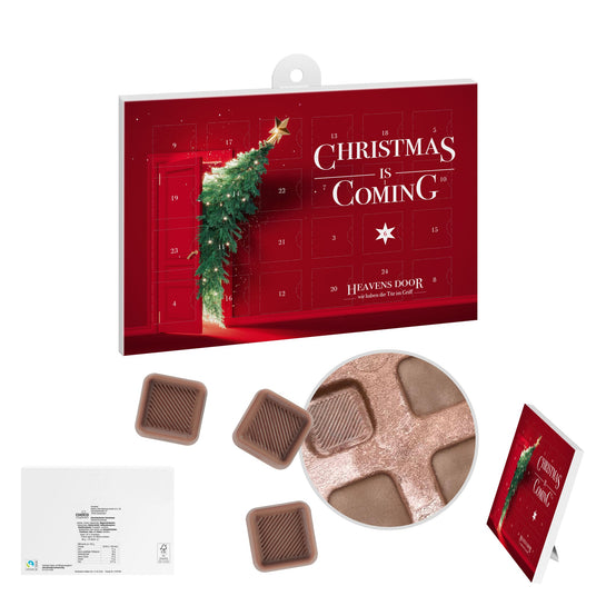 Plastikfreier A5-Adventskalender mit Logo – reinpapier®, individuell