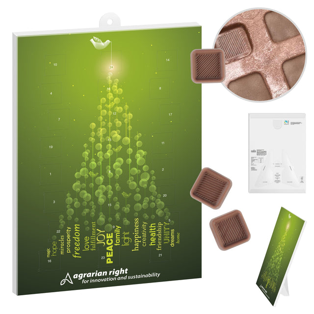 Plastikfreier Adventskalender mit Logo – reinpapier®, individuell