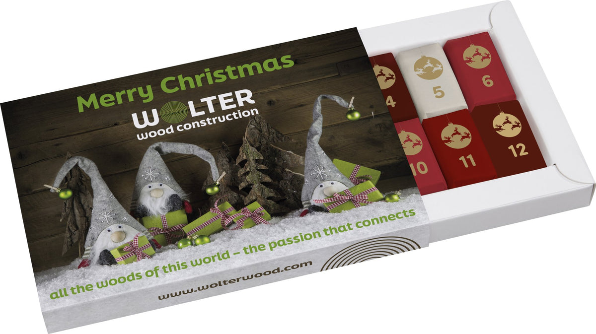Schuber-Adventskalender mit Logo – individuell bedruckt – Ansicht 2
