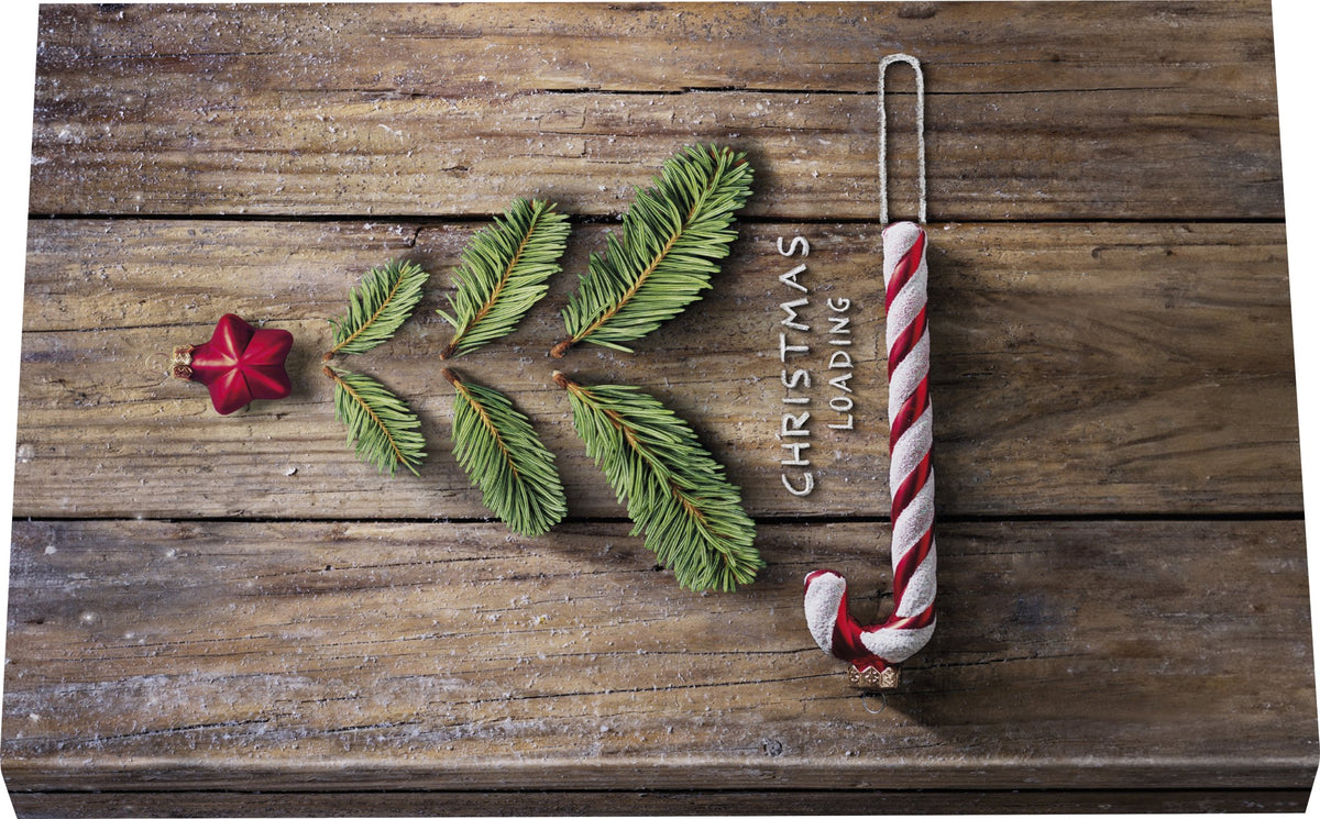 Schuber-Adventskalender mit Logo – Standardmotiv, Schoko-Naps – Ansicht 5
