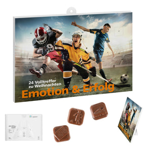 Fußball-Adventskalender mit Logo – individuell bedruckt