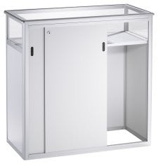 Faltbare Vitrinentheke AluFold Small – Detailansicht