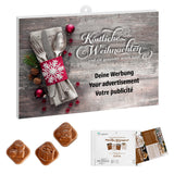 Adventskalender mit Logo & Werbeeinleger – Standardmotiv